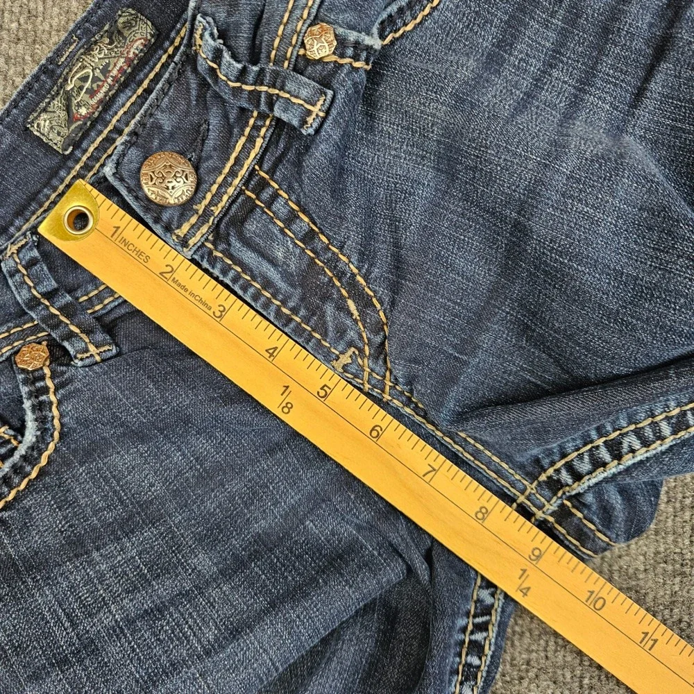 Silver Suki Capri Jeans Women's 26 Dark Wash Denim‎ Stretch Mid Rise Cropped